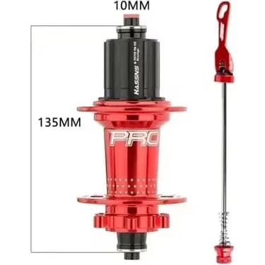 HASSNS PRO7 32 DELİK MOR ÖN-ARKA  BİSİKLET GÖBEĞİ 7