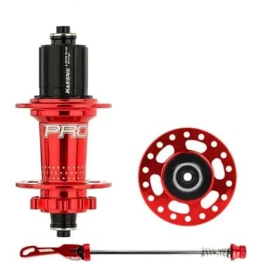 HASSNS PRO7 32 DELİK MOR ÖN-ARKA  BİSİKLET GÖBEĞİ 8