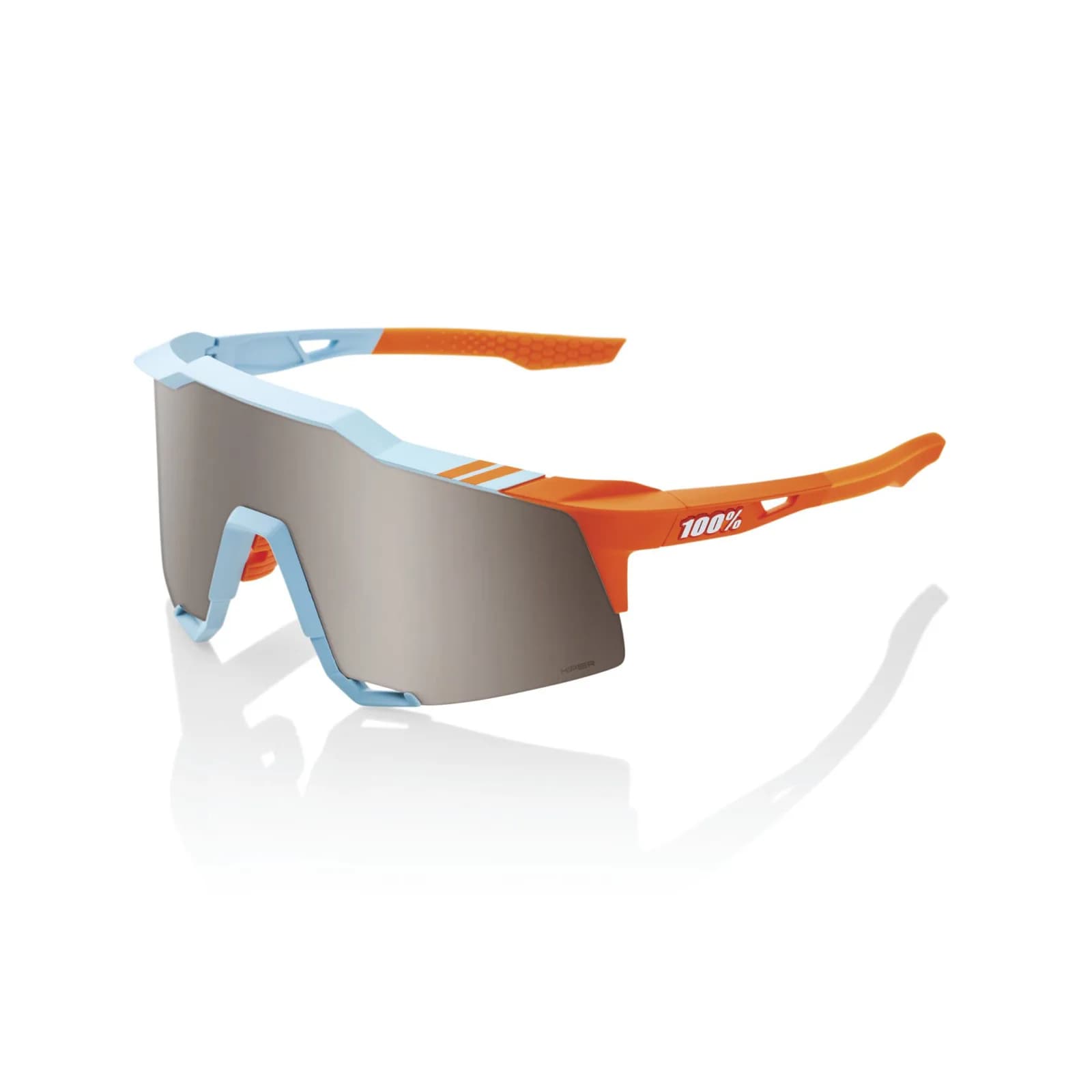 100% SPEEDCRAFT - SOFT TACT TWO TONE - HİPER SİLVER MİRROR LENS 2