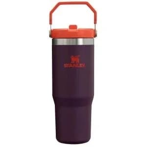 STANLEY THE ICEFLOW FLIP STRAW PİPETLİ TERMOS 0.89 L - TURUNCU/MOR