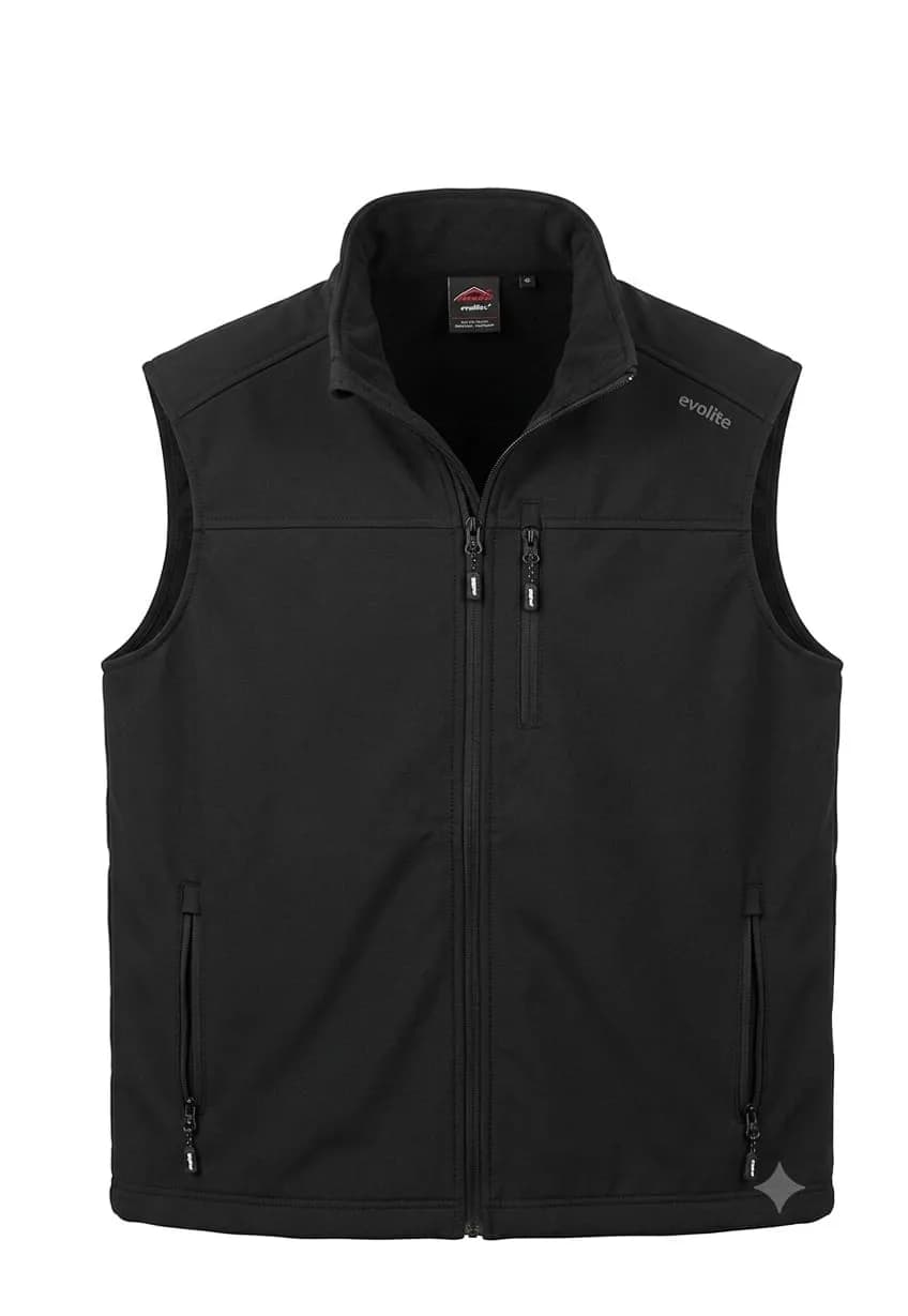 EVOLİTE KRYPTON SOFTSHELL YELEK E-3031 BLACK